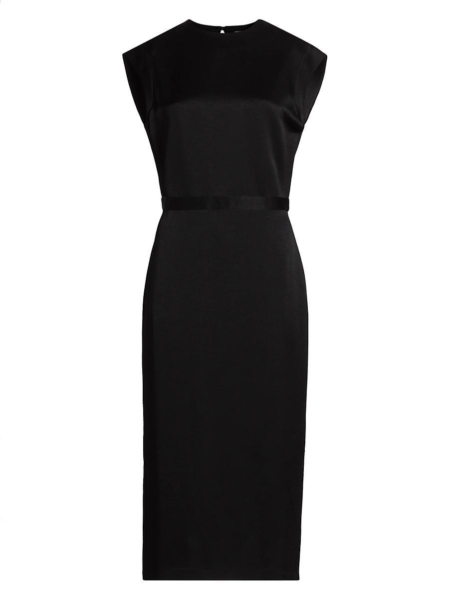 Womens Cantini Cap-Sleeve Midi-Dress Product Image