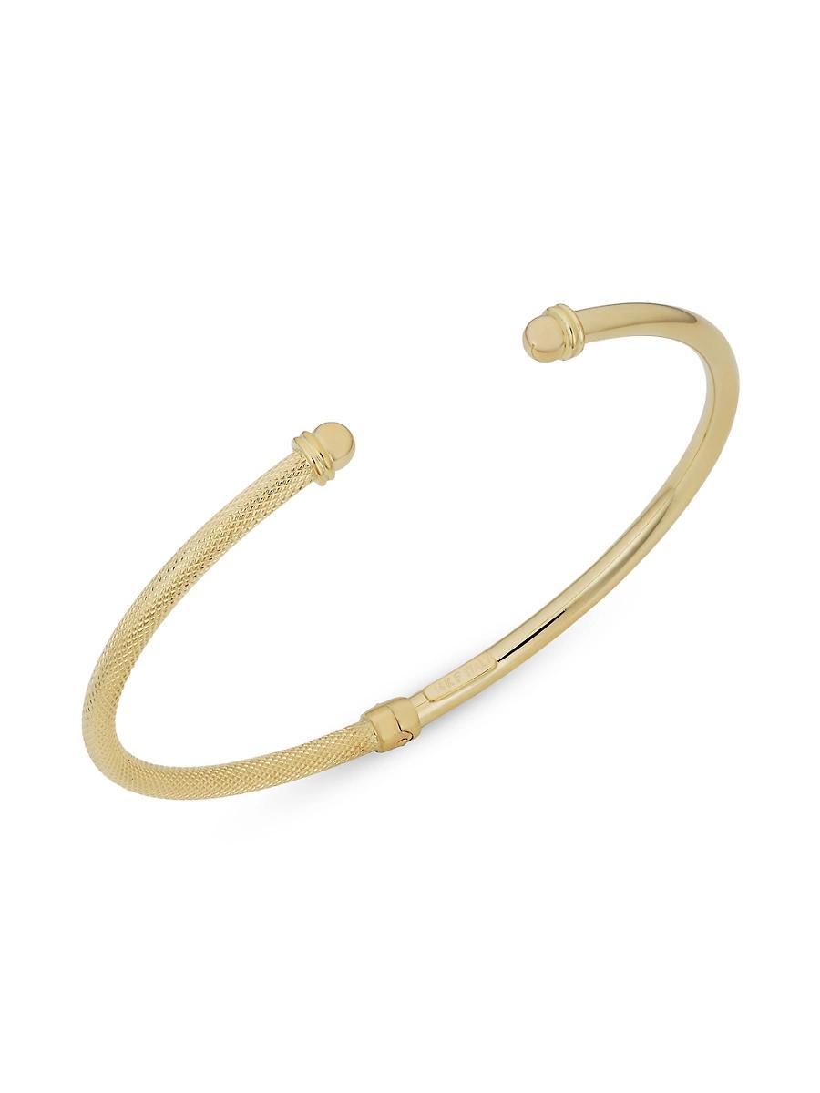 Womens 14K Yellow Gold Red Carpet Cuff Product Image