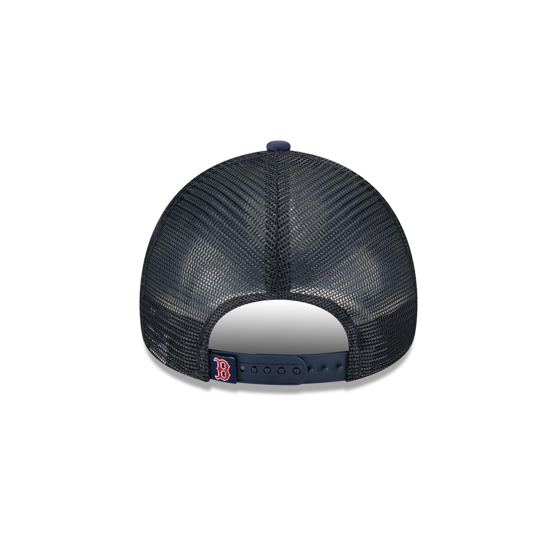 Boston Red Sox Distressed 9FORTY A-Frame Trucker Hat Male Product Image