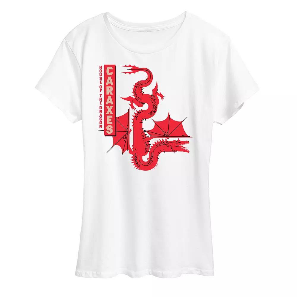 Women's House of the Dragon Caraxes Dragon Graphic Tee,  Product Image