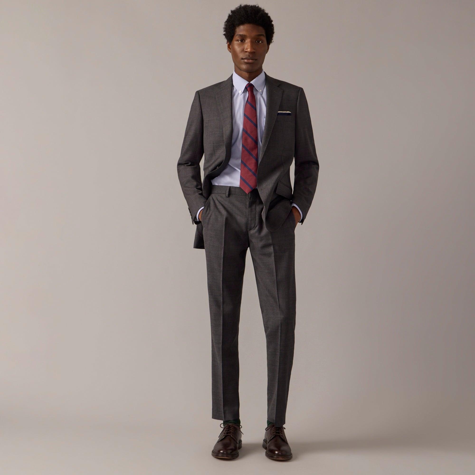 Ludlow Slim-fit suit jacket in Italian stretch worsted wool blend Product Image