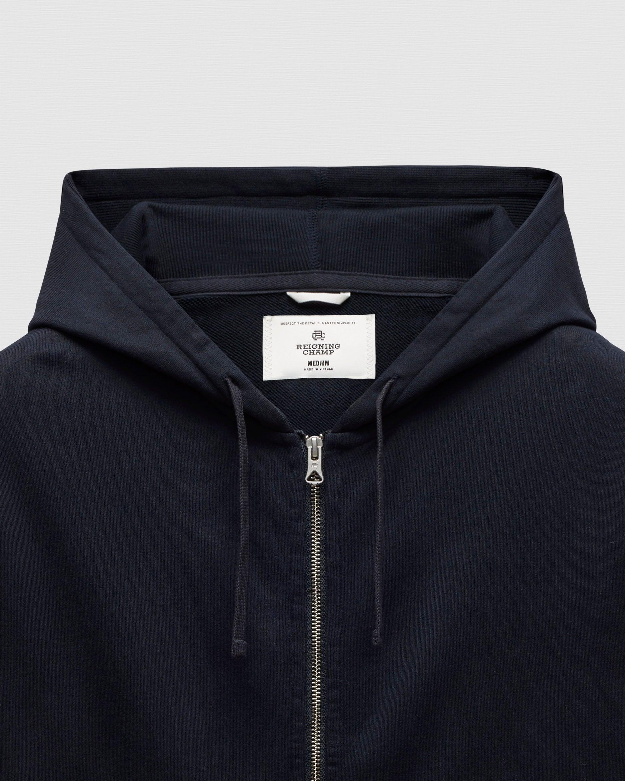Midweight Terry Standard Zip Hoodie Male Product Image