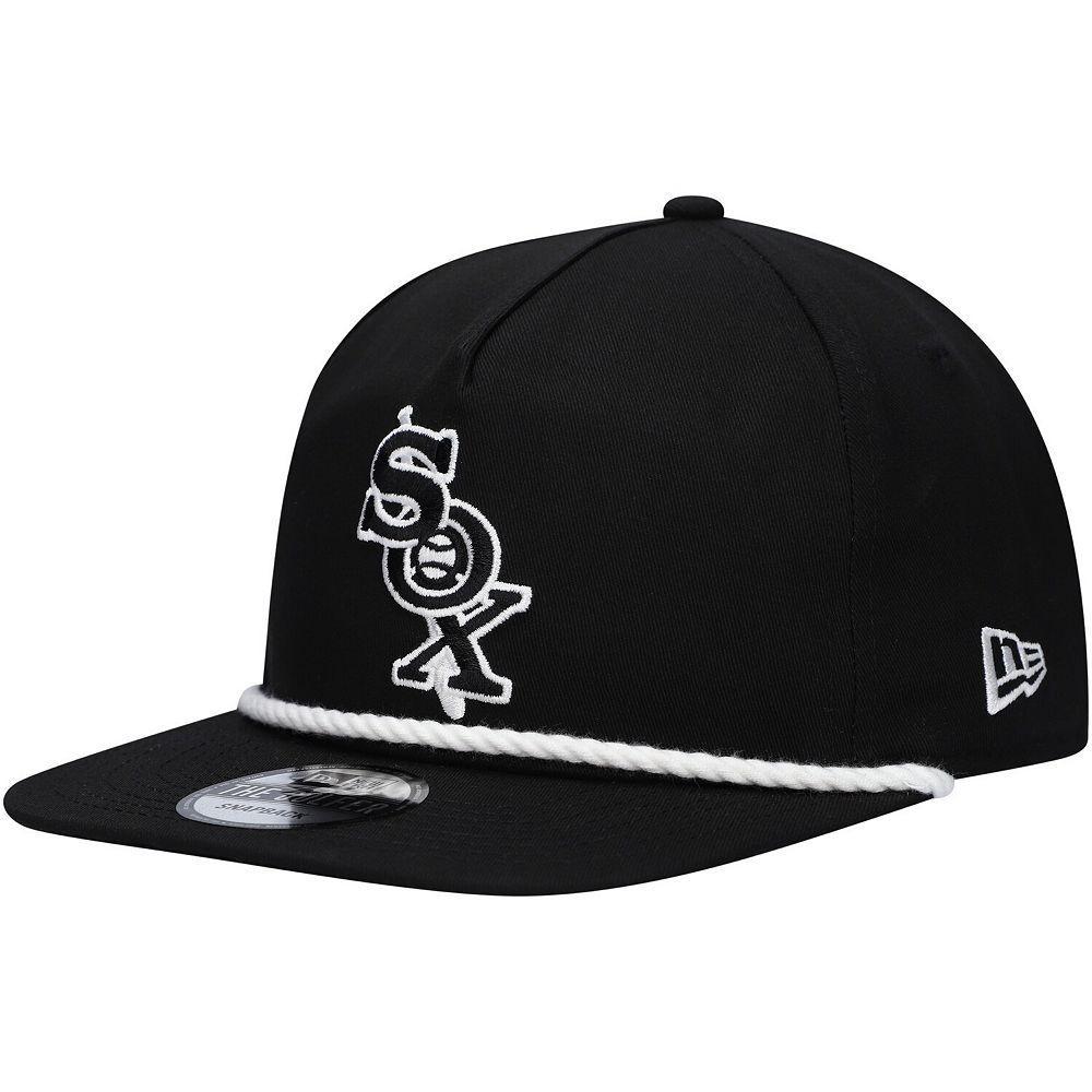 Men's New Era Black Chicago White Sox Golfer Snapback Hat Product Image