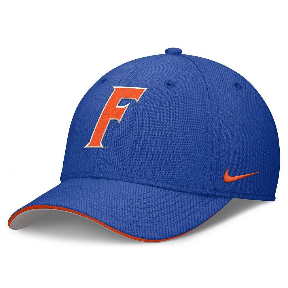 Men's Nike Royal Florida Gators 2025 Dugout Coaches Rise Swoosh Performance Flex Hat, Size: Medium/Large, Blue Product Image