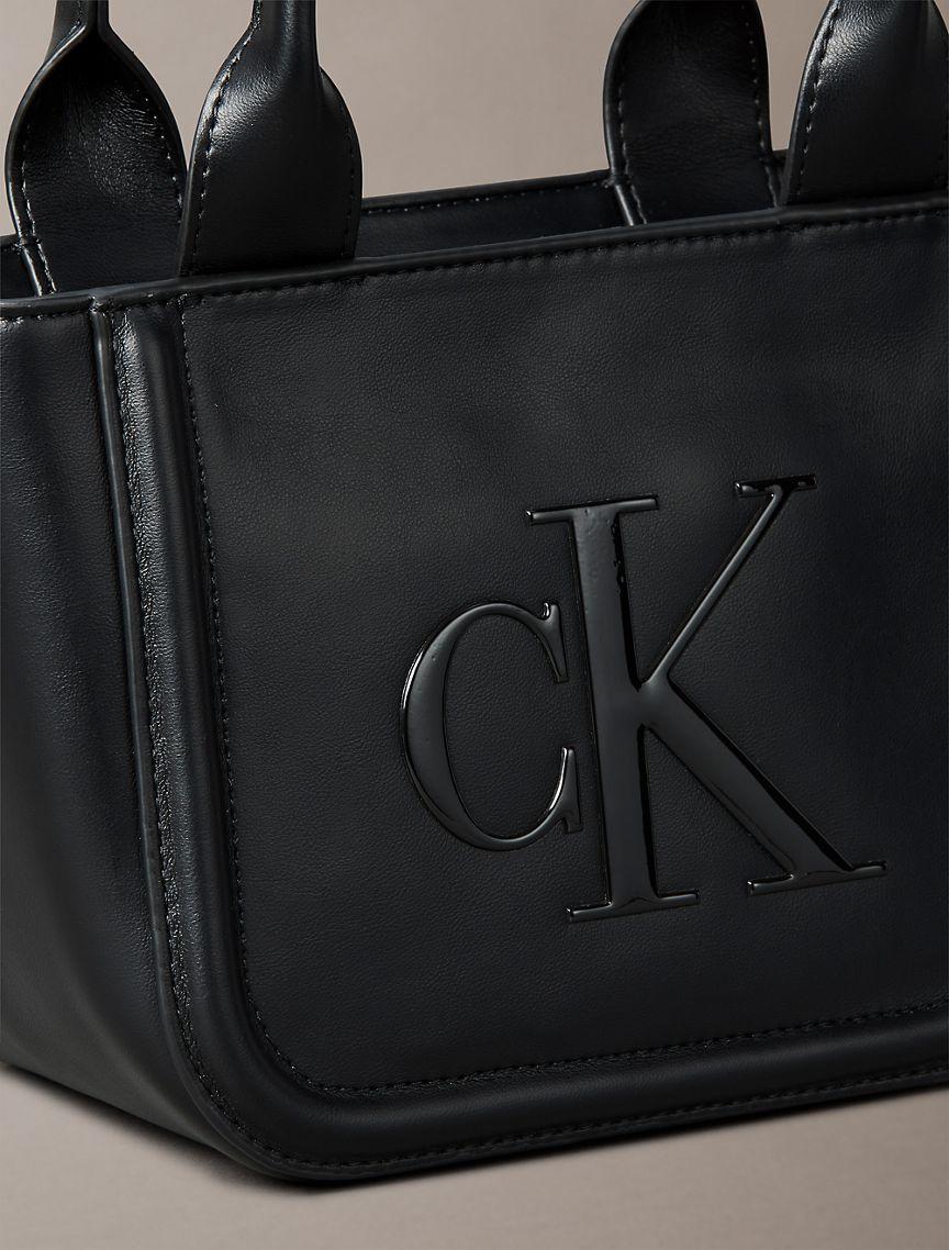 Embossed Monogram Logo Small Tote Bag Product Image