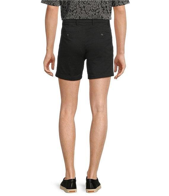 Roundtree & Yorke The Cloud Short 5#double; Straight Fit Flat Front Stretch Washed Chino Shorts Product Image