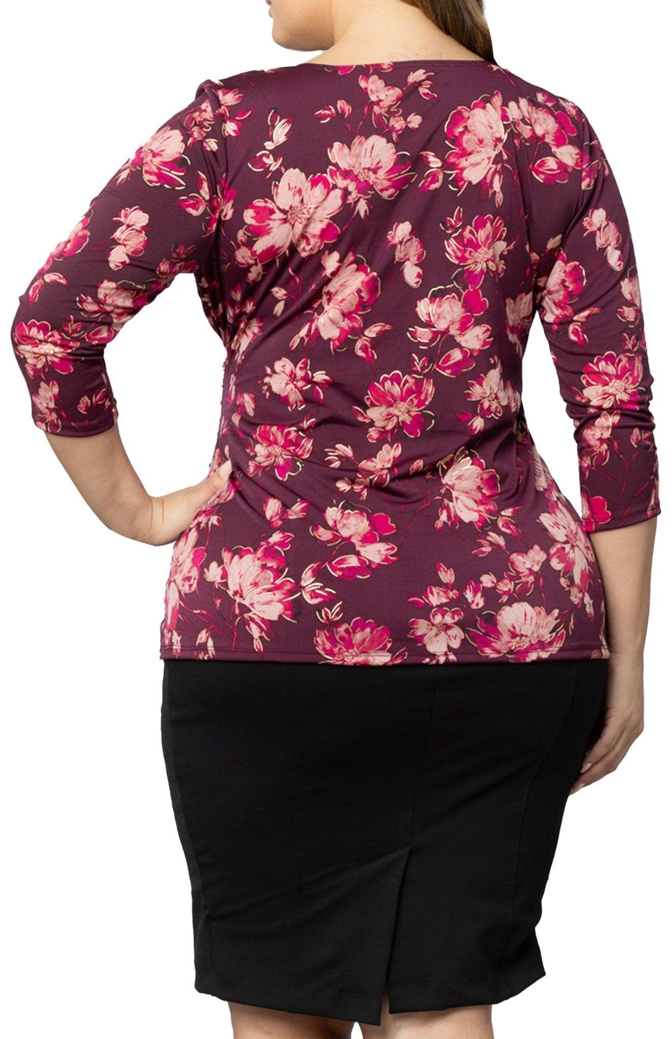 Femme Fatale Faux Wrap Top - Plus Product Image
