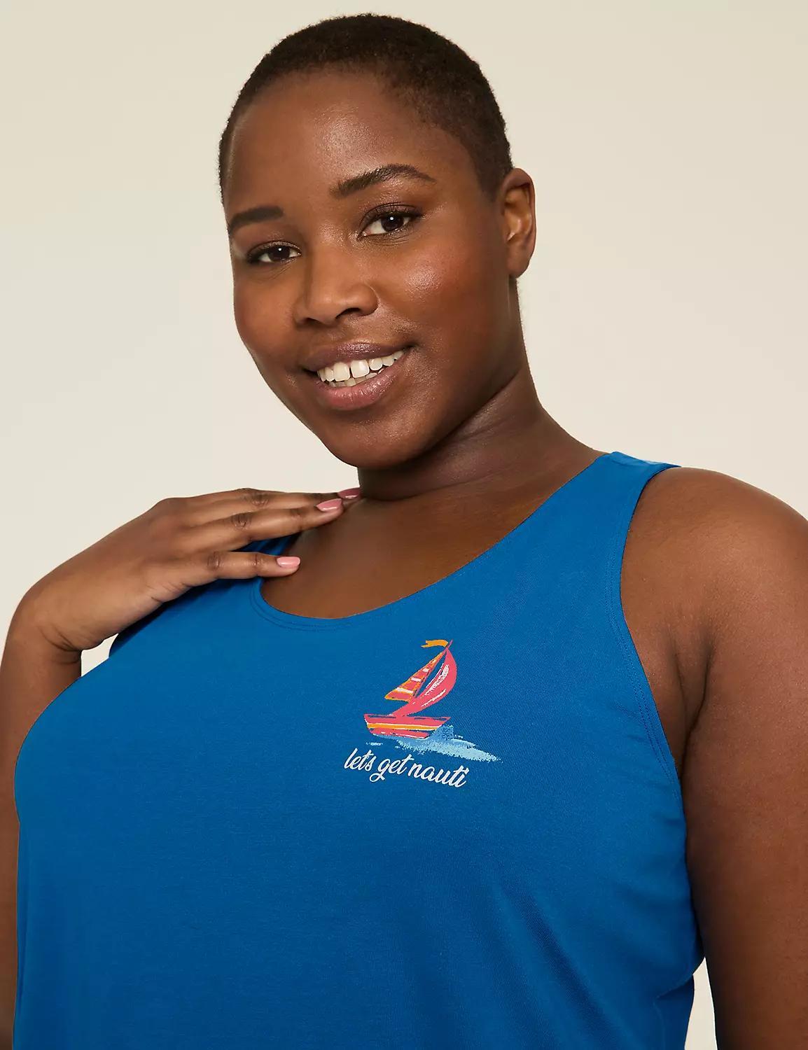 Comfy Cotton Tank & Short PJ Set Product Image