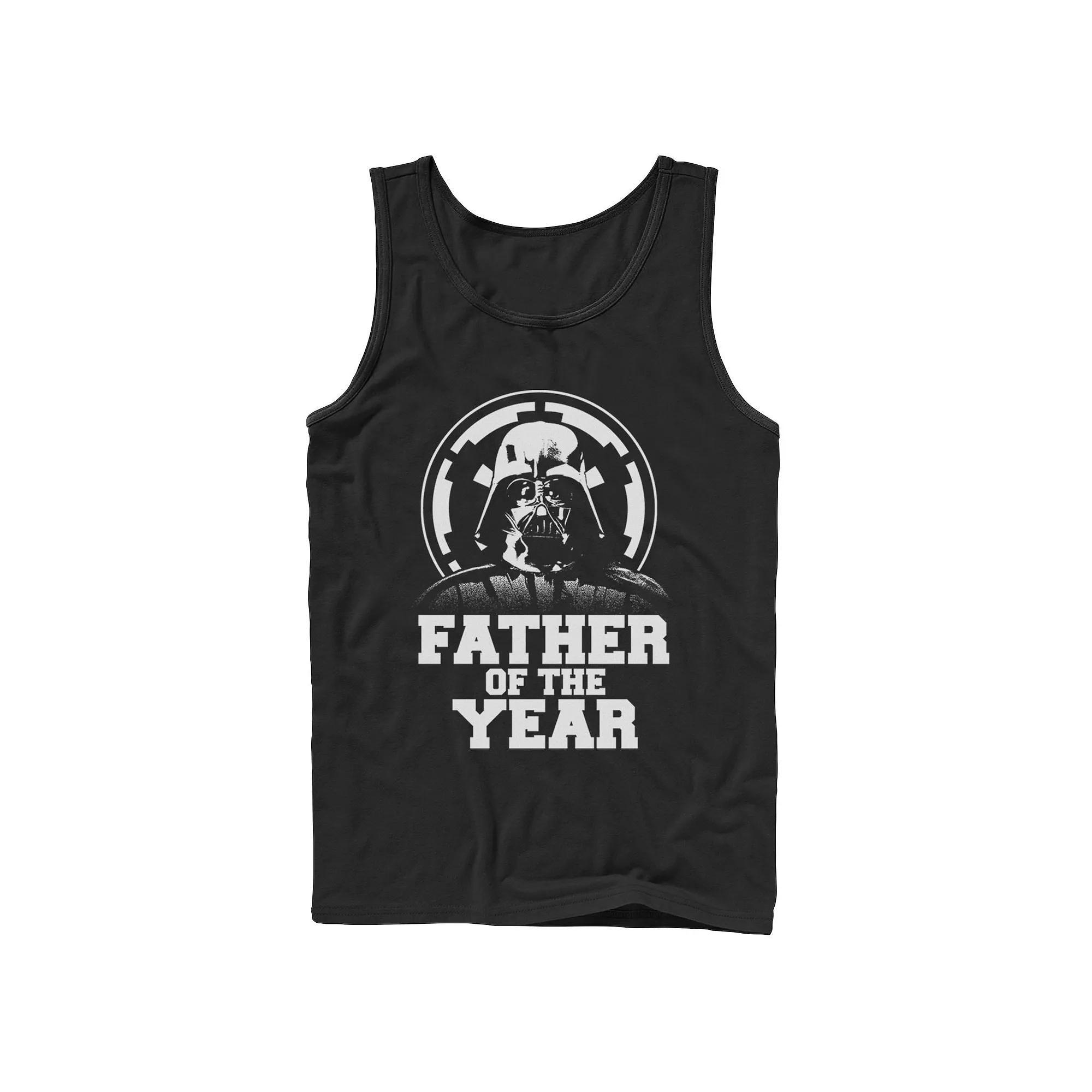 Men's Star Wars Vader Empire Father of the Year Tank Top, Size: XXL, Black Product Image