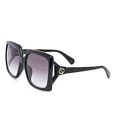 Gucci Womens Gg0876sa Rectangular 59mm Sunglasses Product Image