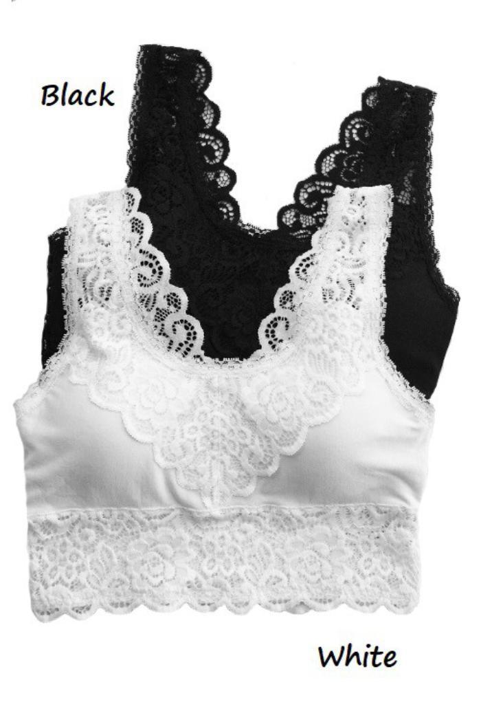Padded Lace Bralette Product Image