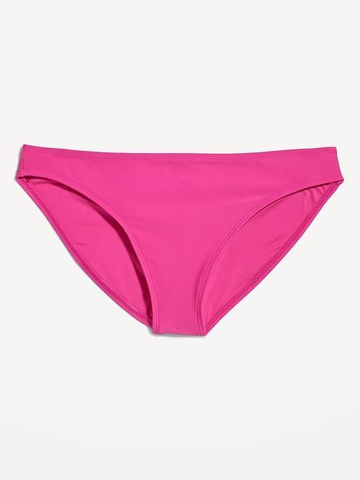 High-Waisted Classic Bikini Swim Bottoms Product Image