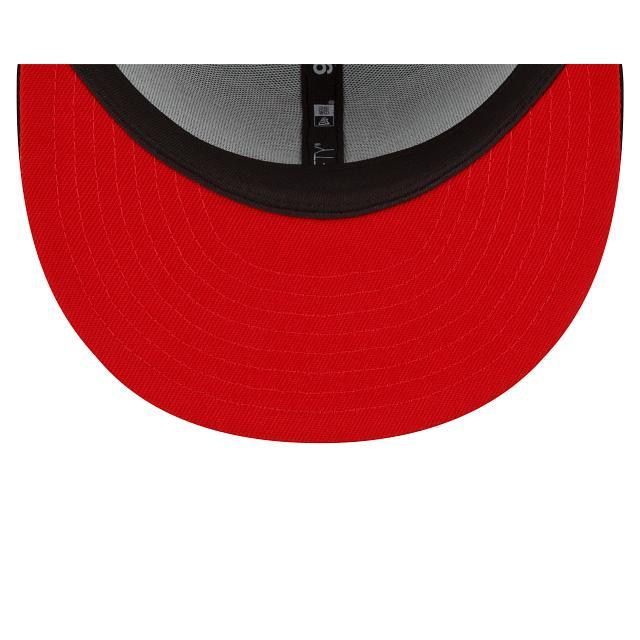 Kansas City Chiefs 2025 Sideline Hot Weather Split Panel 9FIFTY Snapback Hat Male Product Image