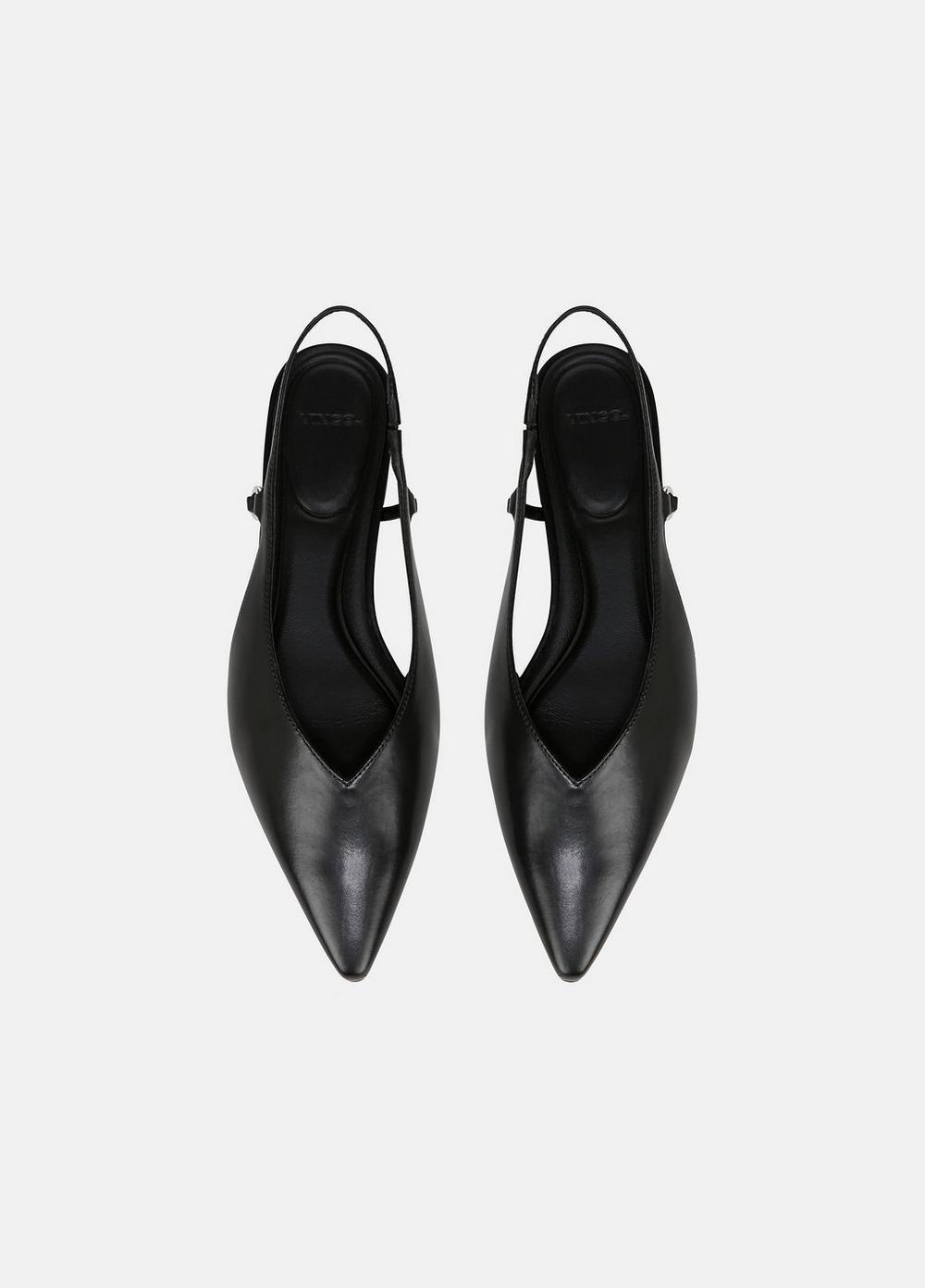 Ines Leather Slingback Flat Product Image