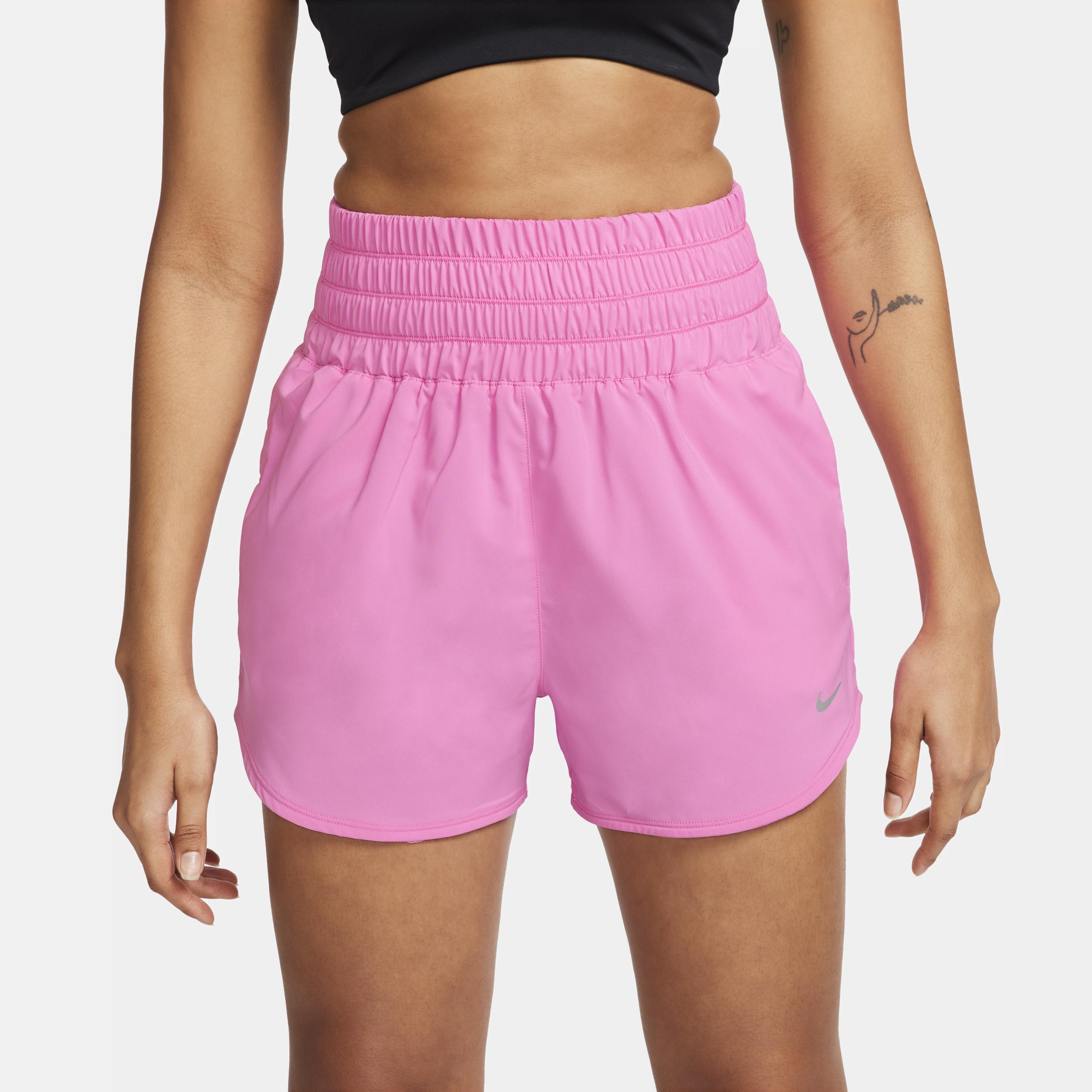 Nike Womens One Dri-FIT Ultra High-Waisted 3 Brief-Lined Shorts | DX6642-675 Product Image