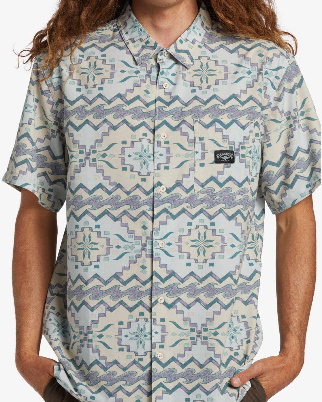 A/Div Surftrek Trail Short Sleeve Shirt - Seafoam Male Product Image