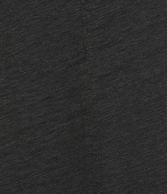 Eileen Fisher Organic Linen Jersey V-Neck Cap Sleeve Top Product Image