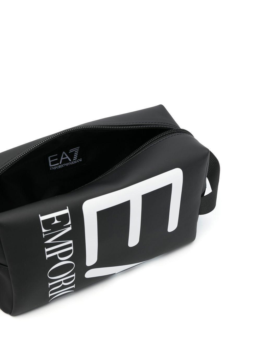 logo-print wash bag Product Image