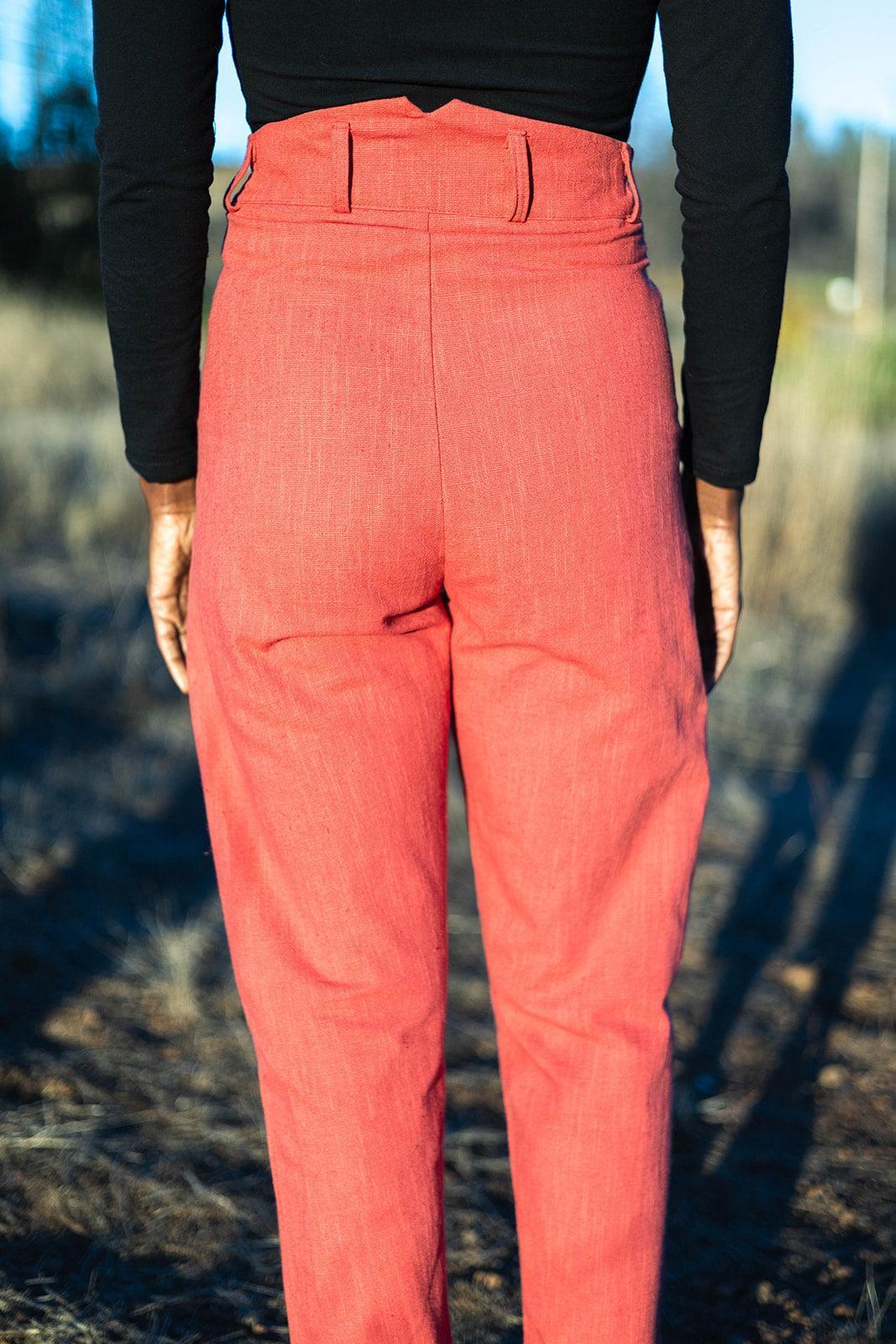 Perfect Pant in Red Sherbert Canvas Product Image