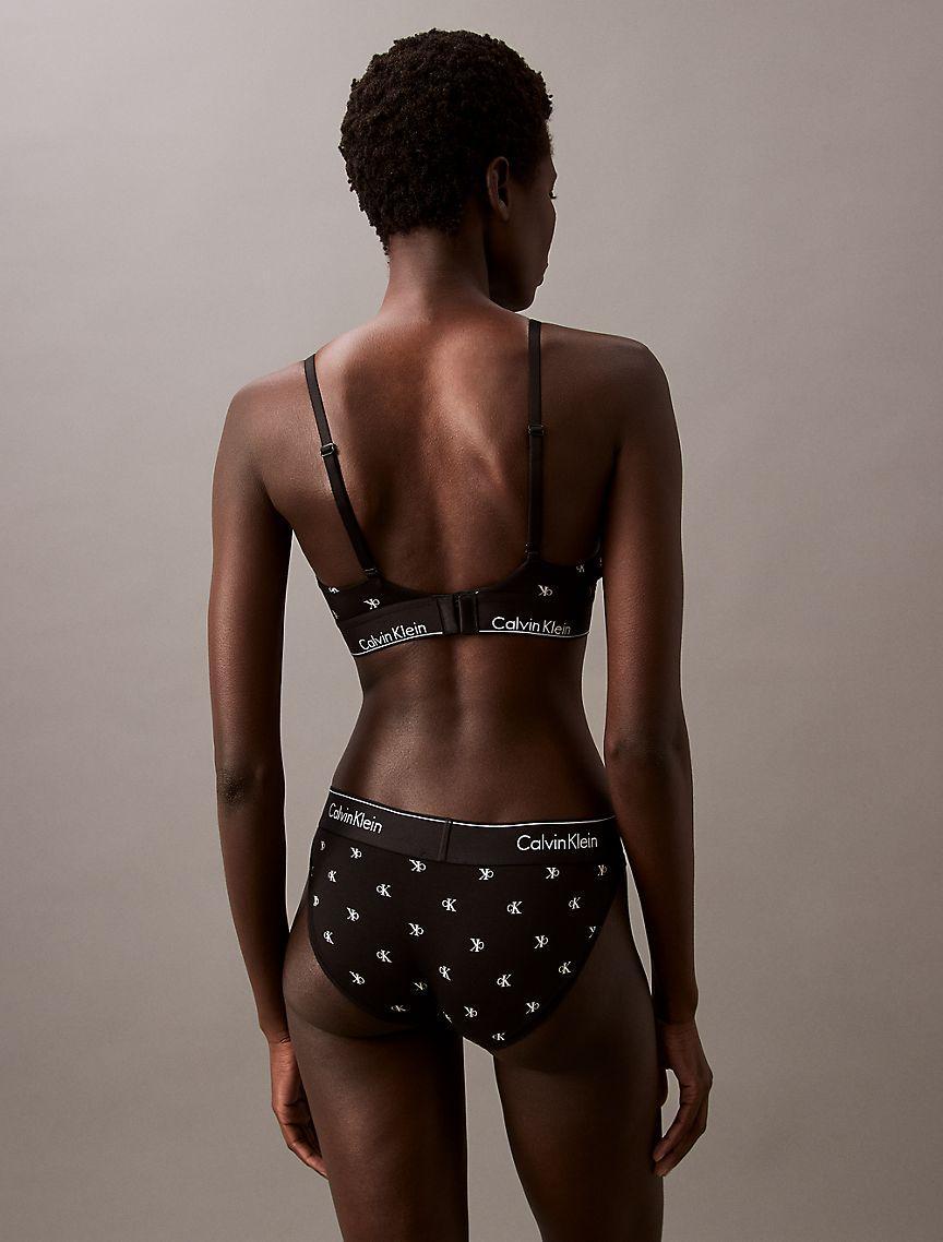 Icon Cotton Modal Lightly Lined Triangle Bralette Product Image