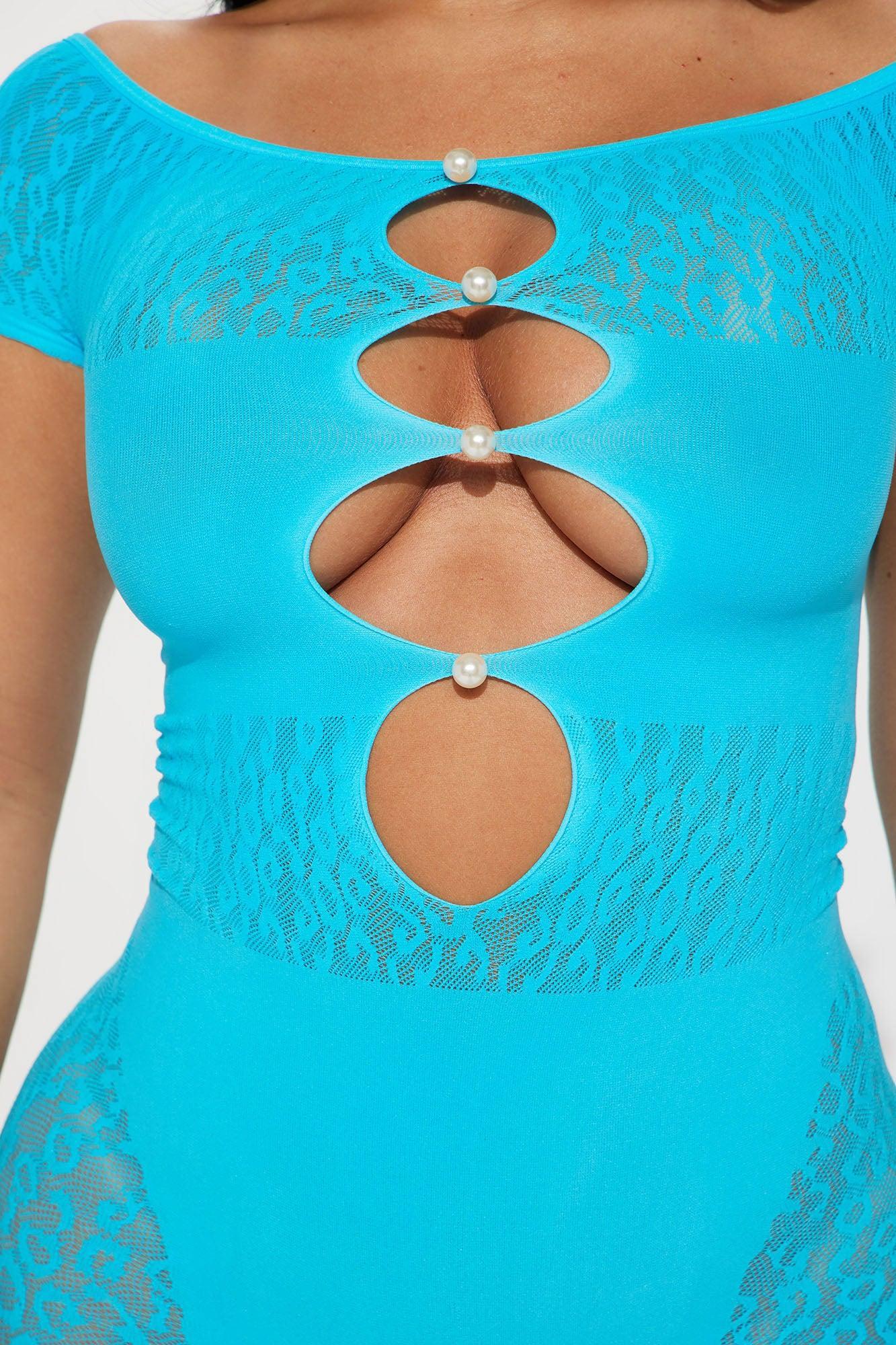 Allery Jumpsuit - Turquoise Product Image