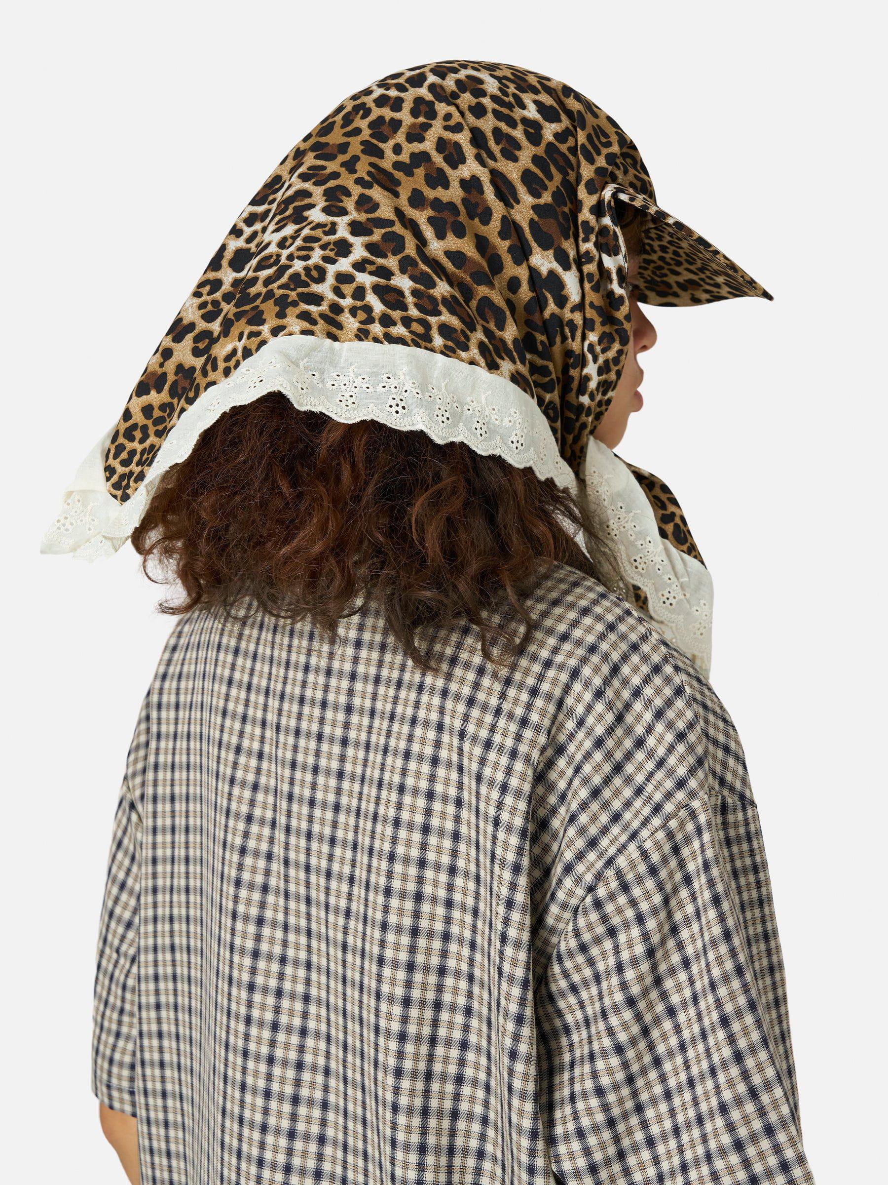 Patchwork Lace Bandana Cap Product Image