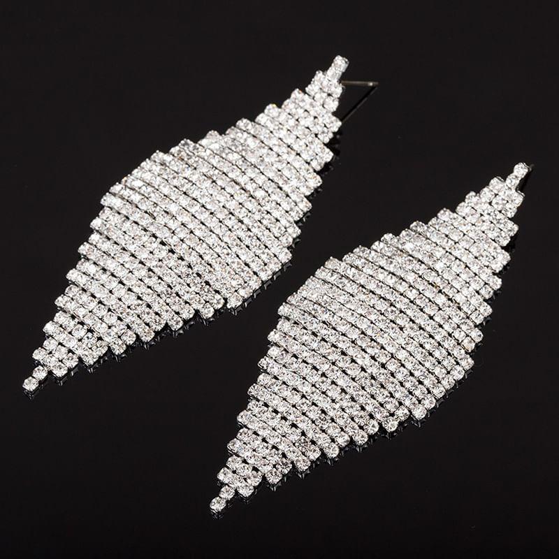 Rhinestone Drop Earring Product Image