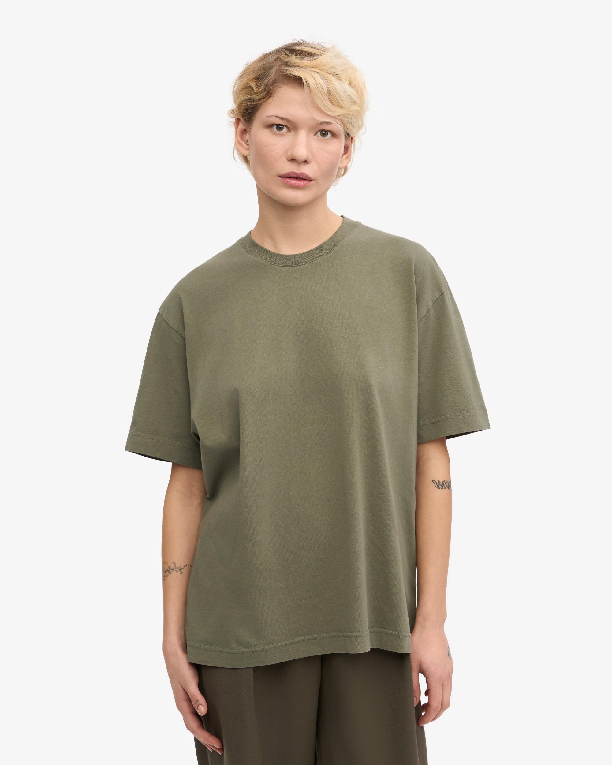 Oversized Organic T-Shirt - Soft Lavender Product Image