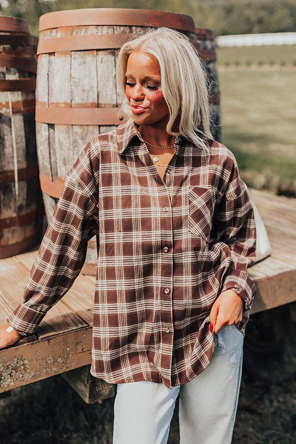 Cabin Cutie Plaid Button Up Product Image