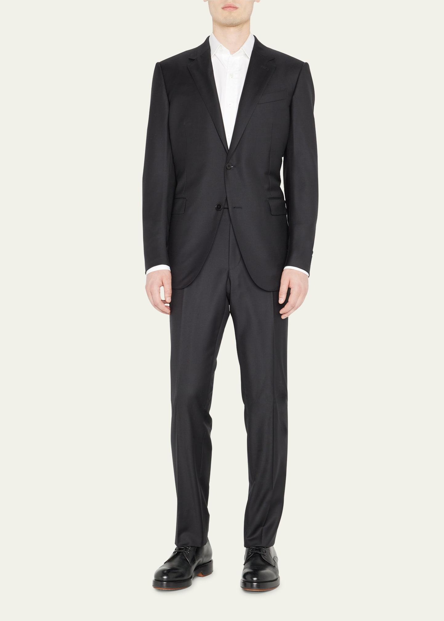 Mens Trofeo Milano Two-Piece Wool Regular-Fit Suit Product Image