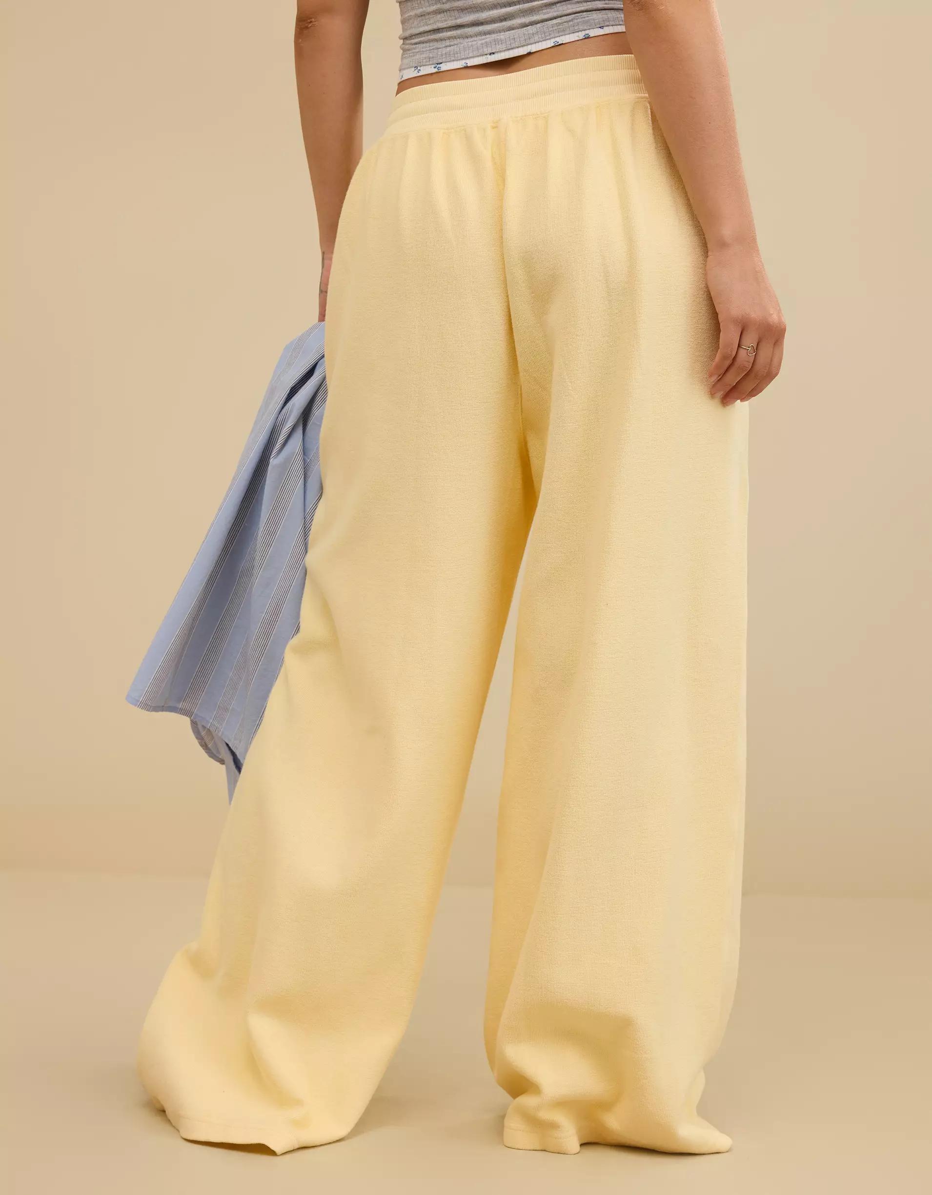 Aerie Soft Landing Ribbed Trouser Product Image