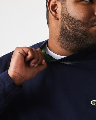 Monochrome Crew Neck Cotton Sweater Product Image