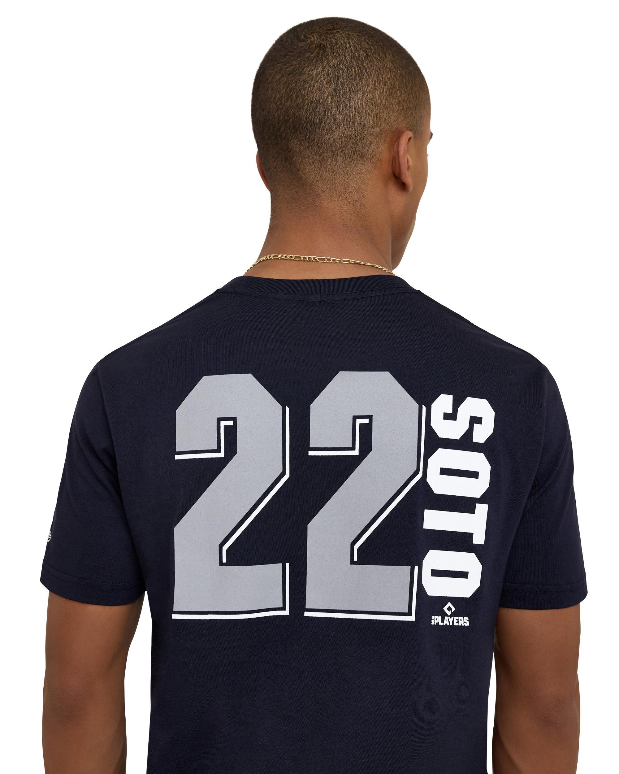 New York Yankees Juan Soto Navy T-Shirt Male Product Image