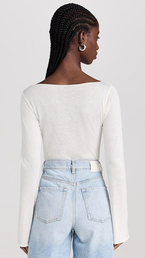 DL1961 Long Sleeve Boat Neck Top | Shopbop Product Image