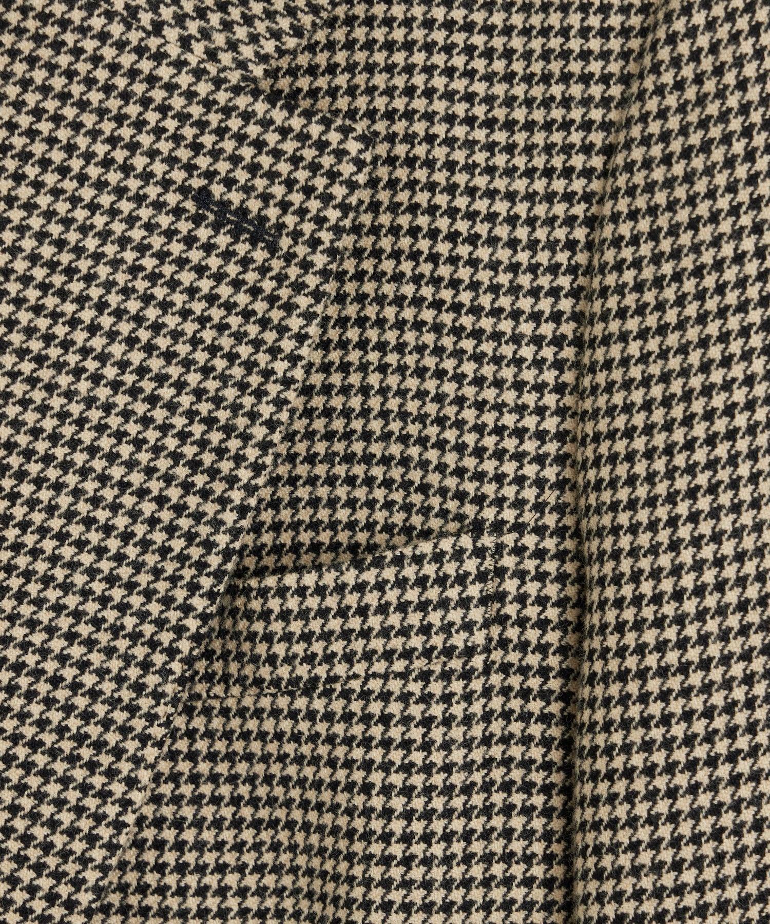 Italian Flannel Wythe Jacket in Cream Houndstooth Product Image