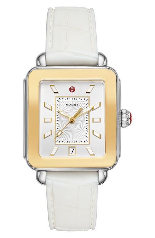 Michele Deco Sport Two-Tone Watch, 34mm x 36mm Product Image