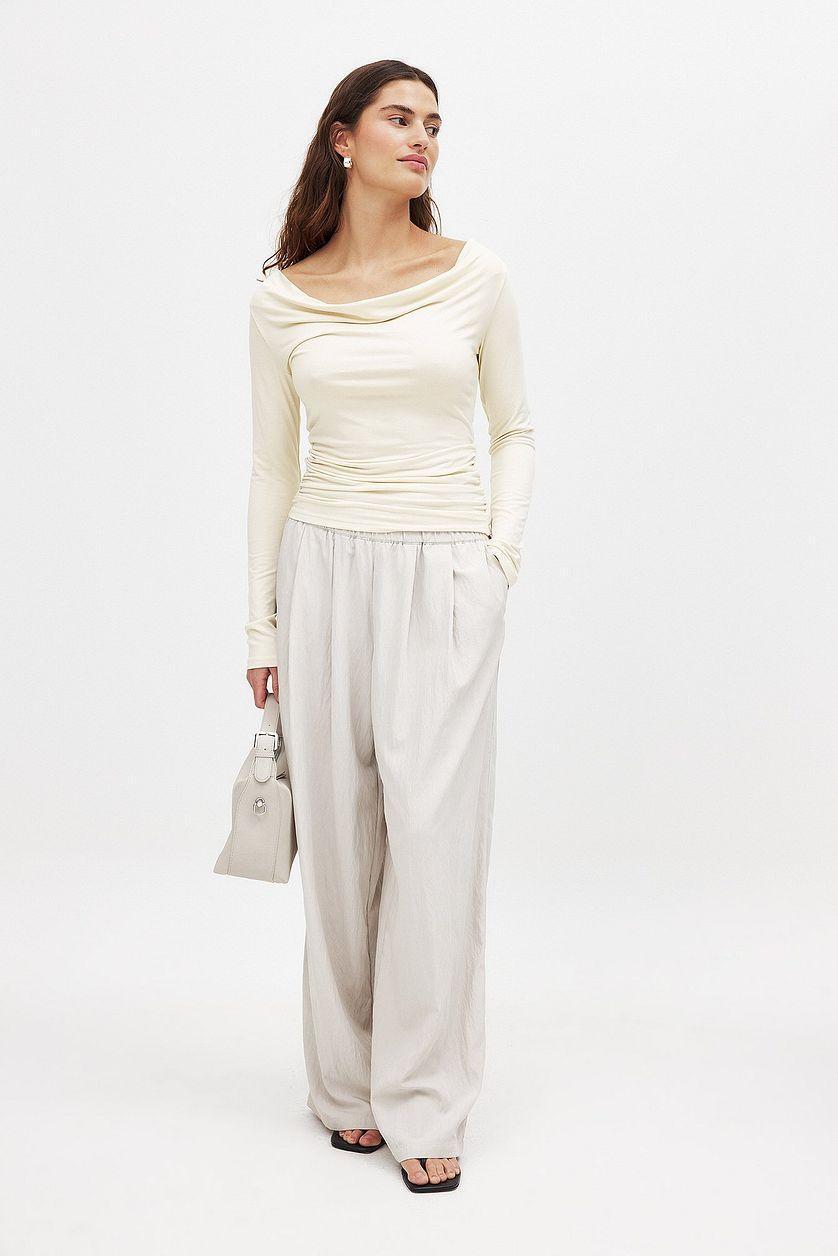 Soft Line Draped Top Product Image