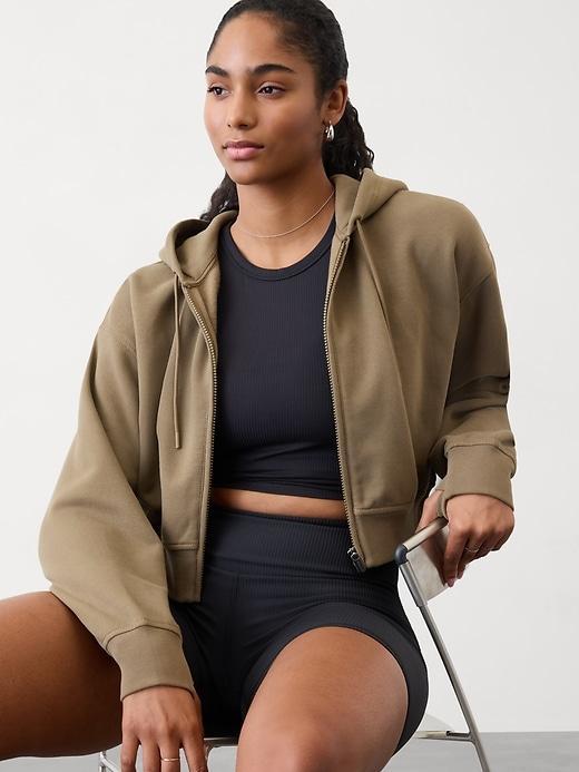 Forever Fleece Crop Full Zip Product Image