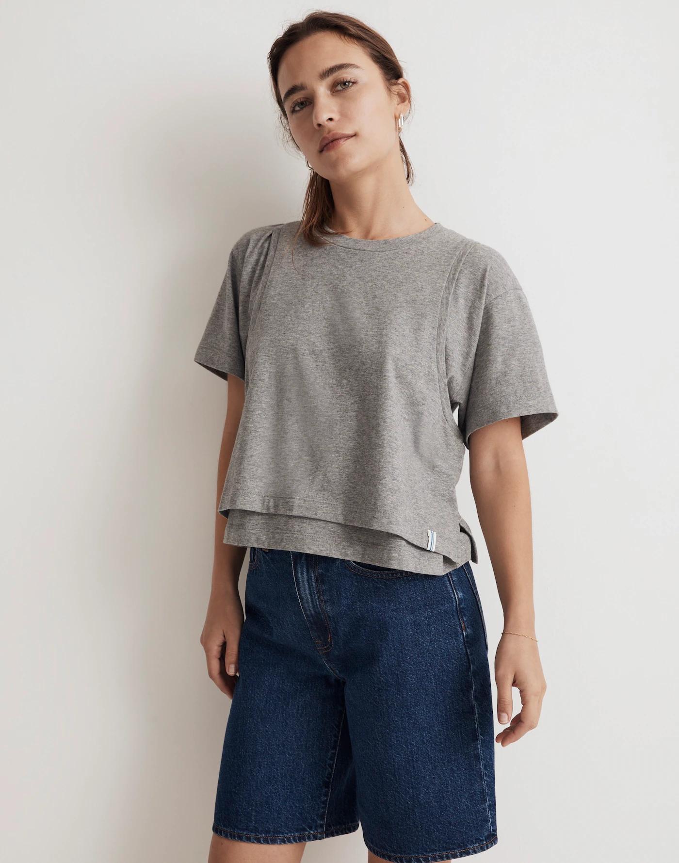 Double-Layered Boxy Tee Product Image