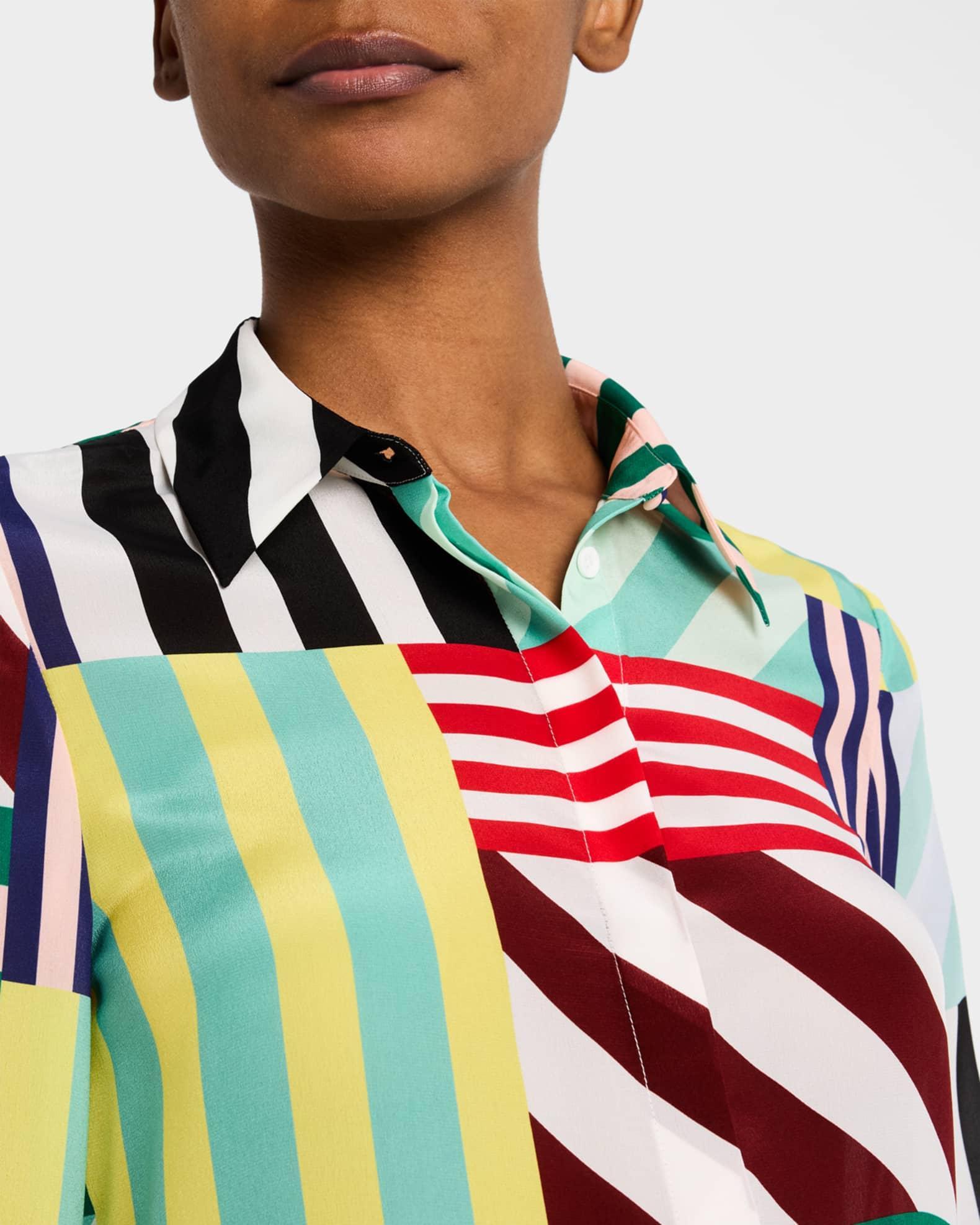 Willa Striped Placket Top Product Image