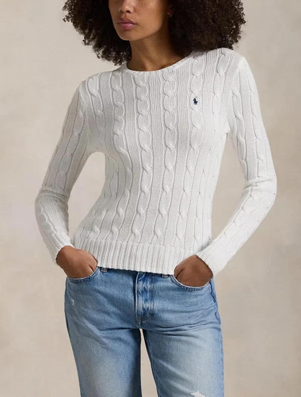 POLO RALPH LAUREN Sweater In White Product Image