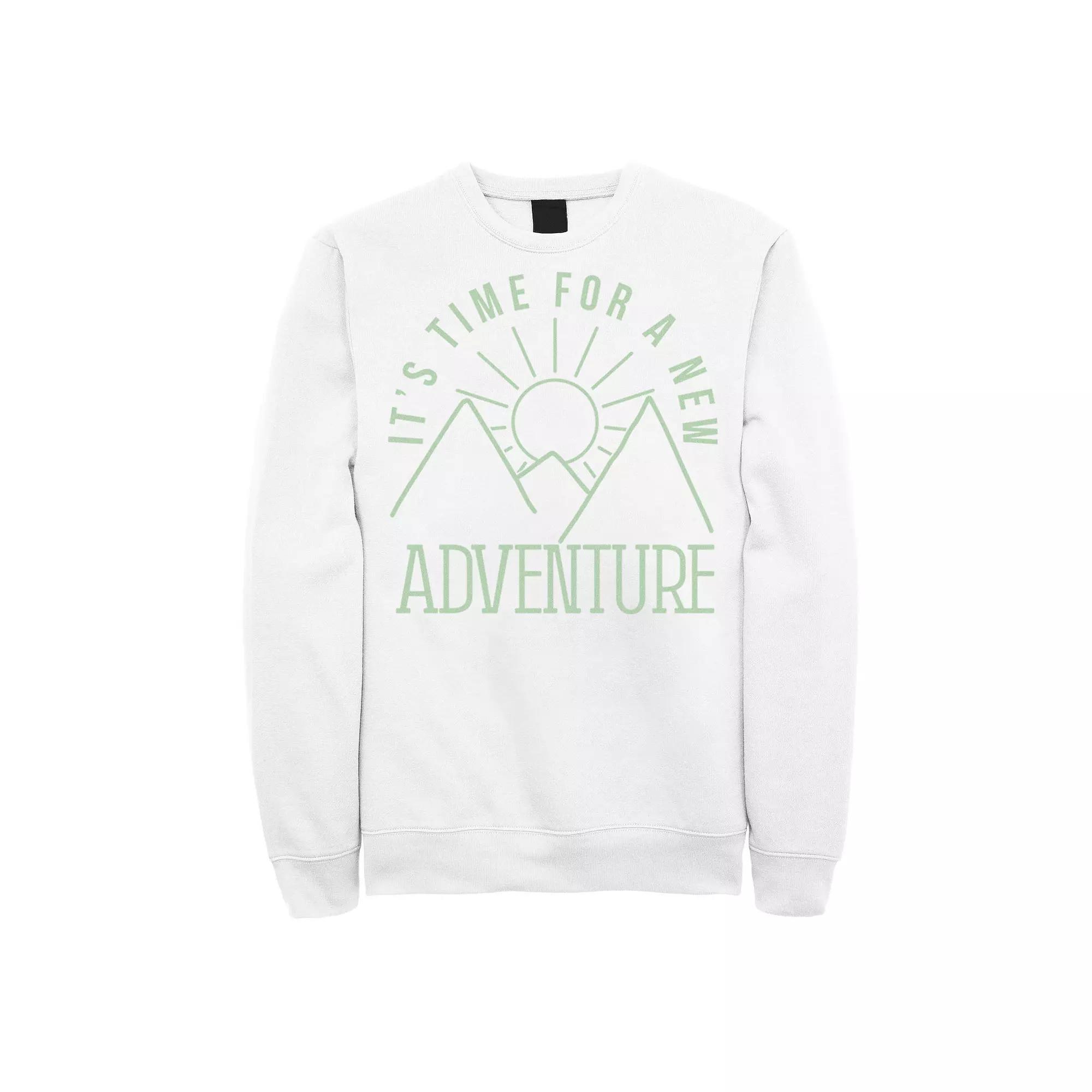 Men's It's Time For A New Adventure Line Art Sweatshirt,  Product Image