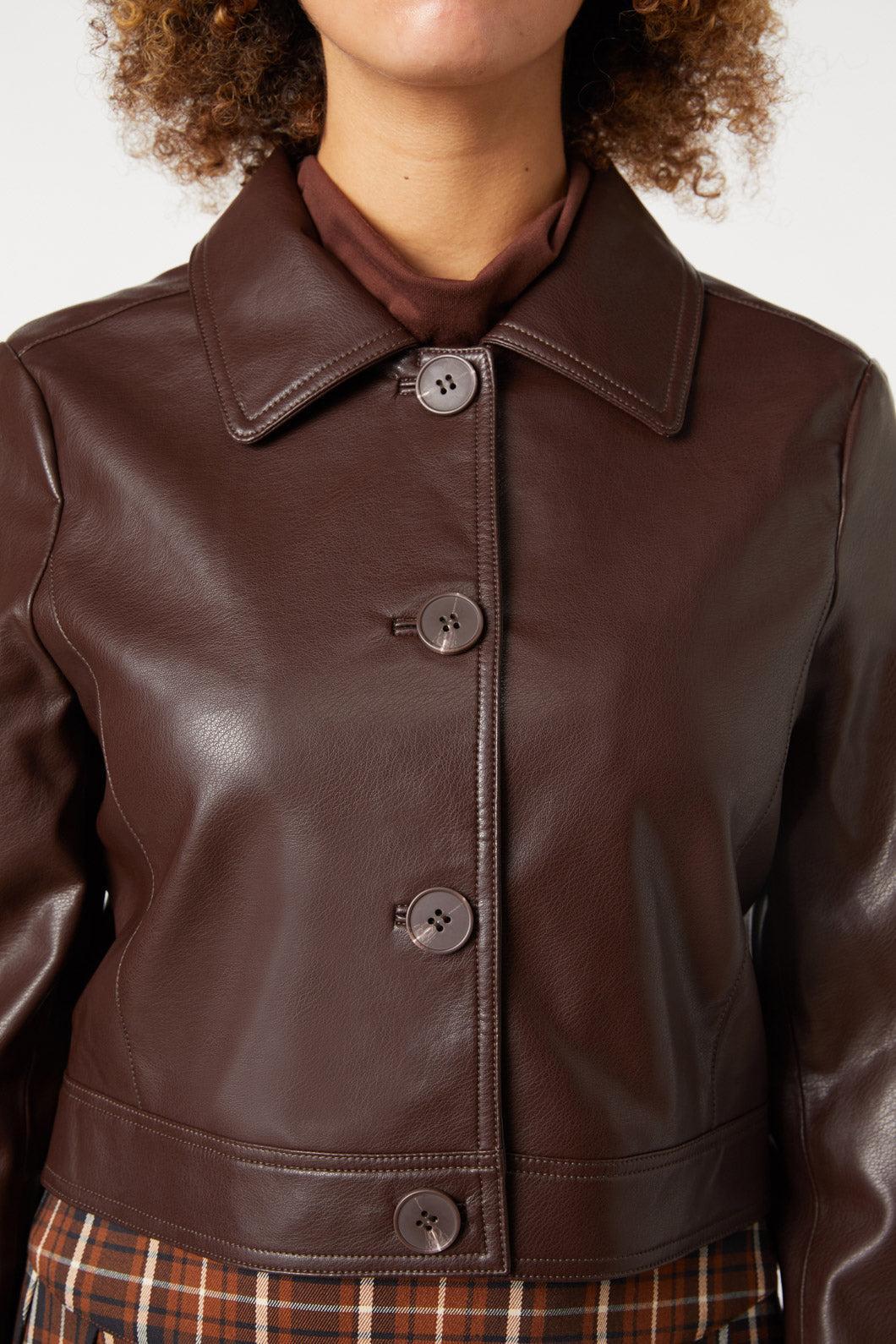 Cassidy Pleather Jacket Product Image