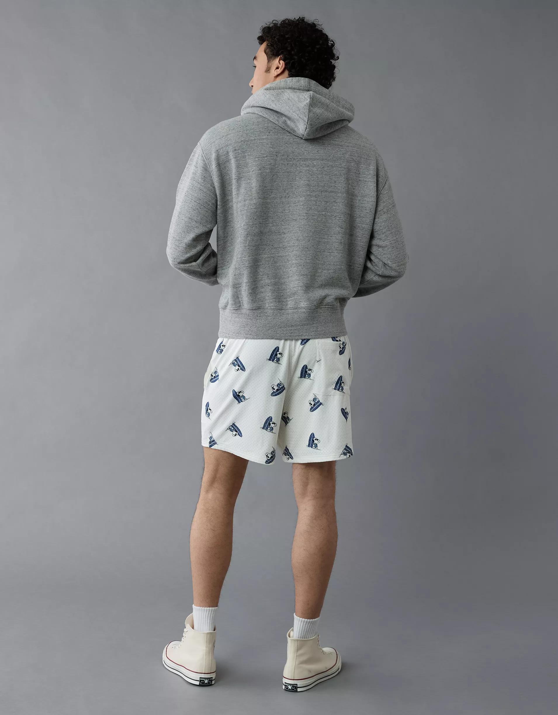 AE Sofa Surfin' 6" Snoopy Graphic Mesh Lounge Short Product Image