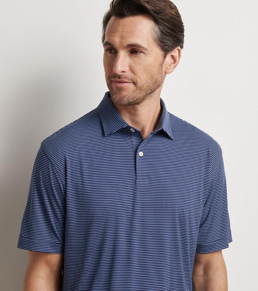 Featherweight Stripe Performance Polo Product Image