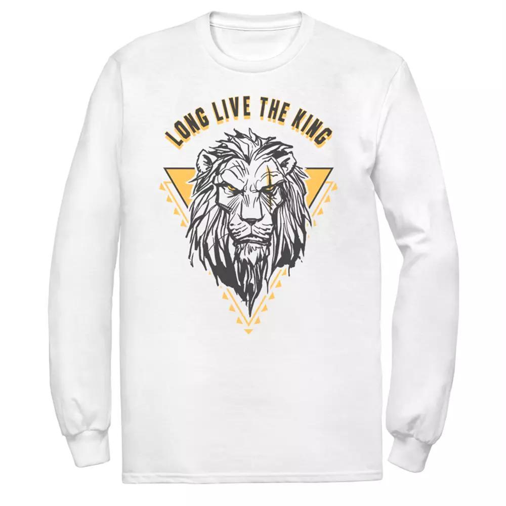 Men's Disney Lion King Scar Tee, Size: Large, White Product Image