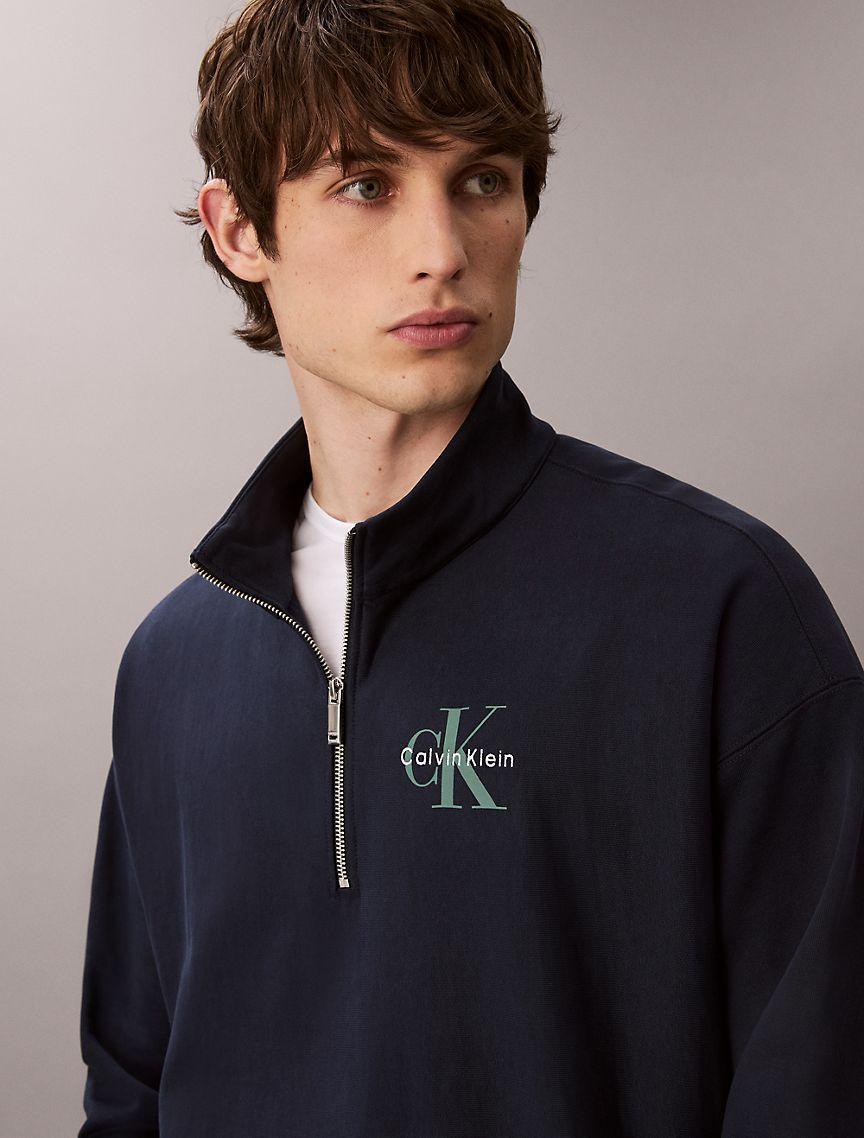 Premium Terry Relaxed Quarter Zip Sweatshirt Product Image