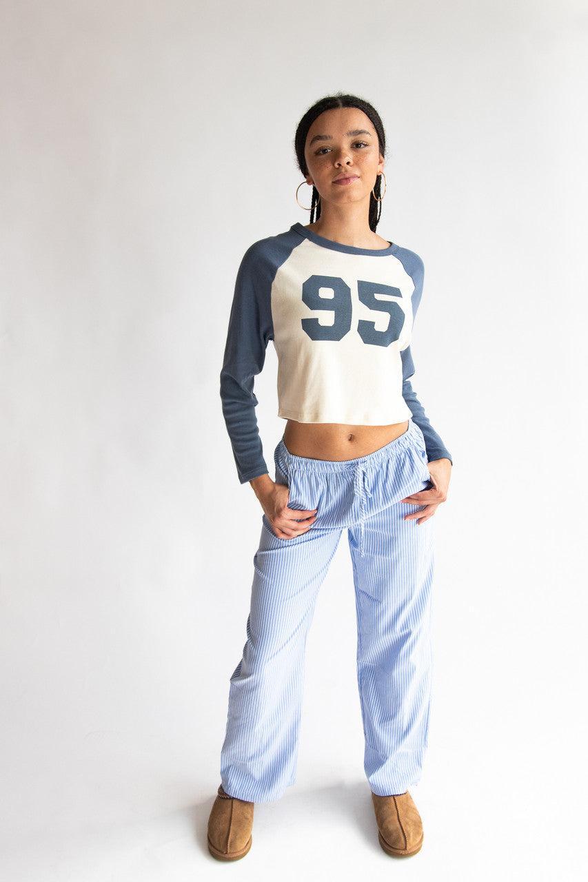Striped Drawstring Pants Product Image