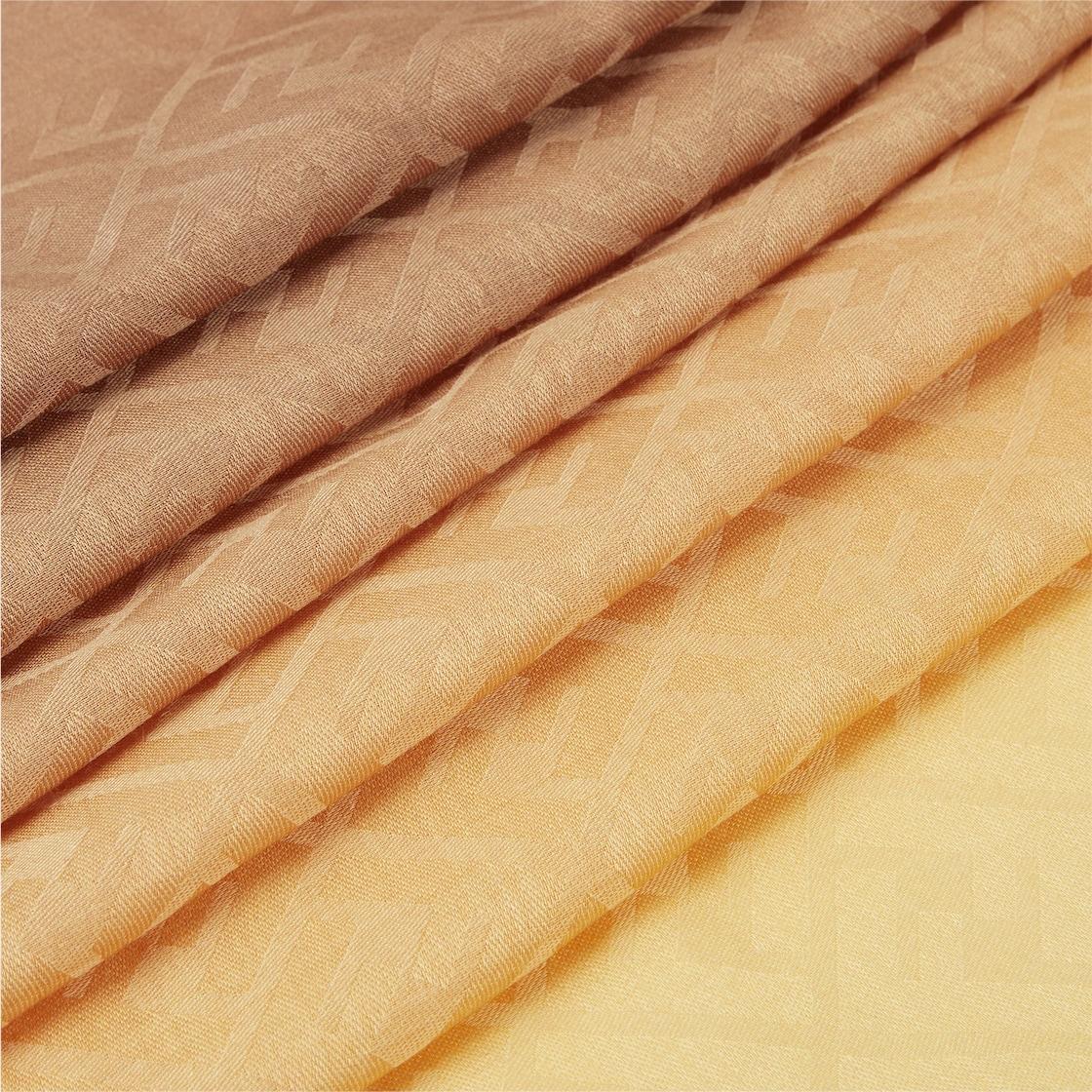 FF ShawlGradient brown silk and wool shawl Product Image