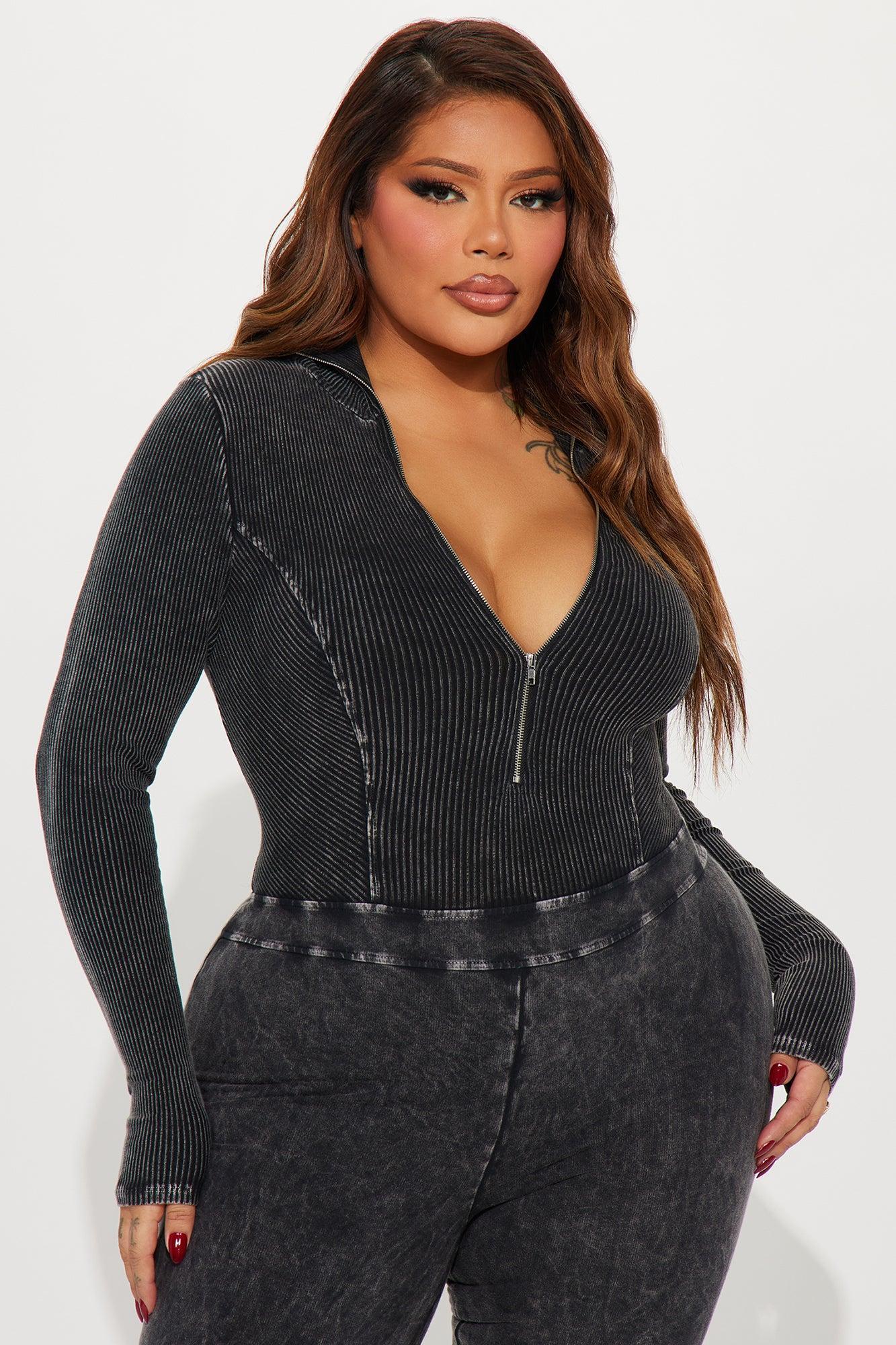 Been Like This Washed Ribbed Jumpsuit  - Black Product Image